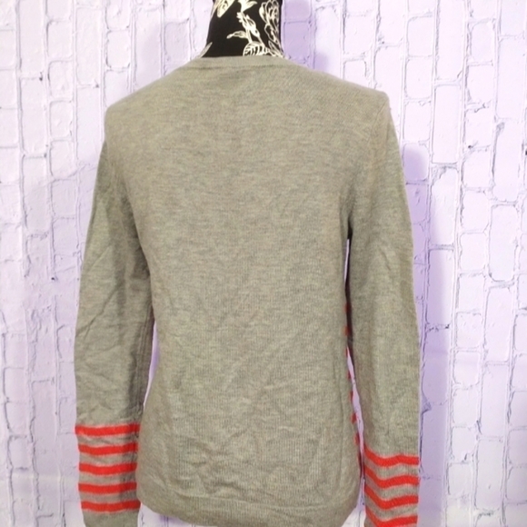 GAP Medium Striped Cardigan with Sequin Sleeves - Picture 3 of 5